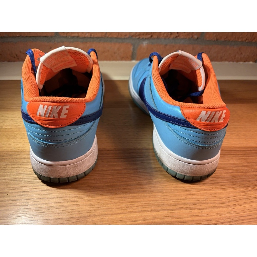 Nike Dunk Low Baltic Blue Volt Men size 12.5 HQ1538-416 100% Blue Leather Upper - Picture 4 of 16